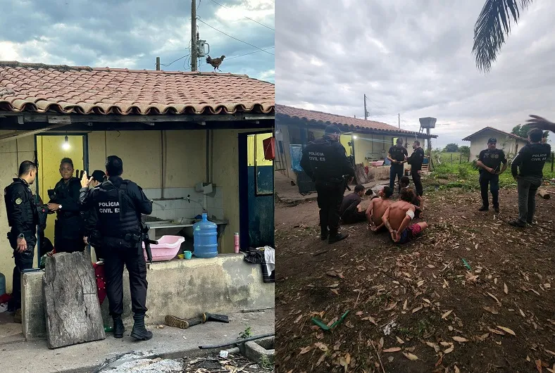 Olheiro dorme e acaba preso junto com comparsas pela PC de Linhares