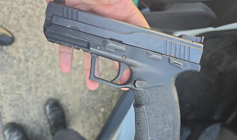 G.A. apreende pistola de origem turca em Linhares. Droga também é citada