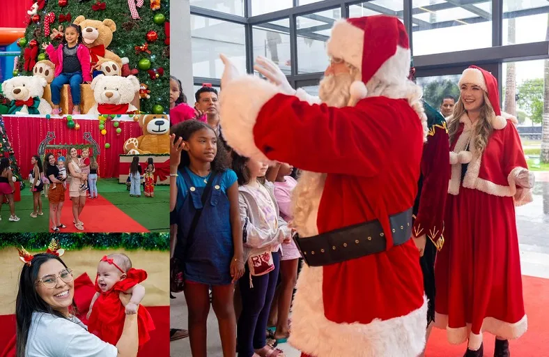Shopping PátioMix Linhares: Milhares de pessoas se divertem com decoração e atrativos de fim de ano