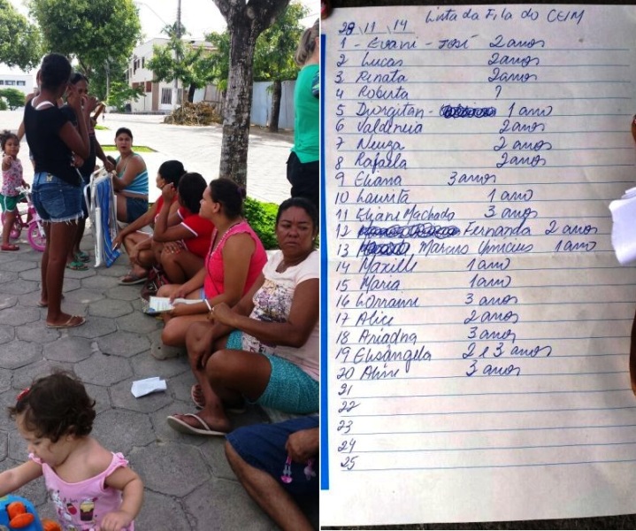 Creche no Shell:fila, cadeira de praia e até churrasco para garantir vaga. Confira o que diz a Prefe