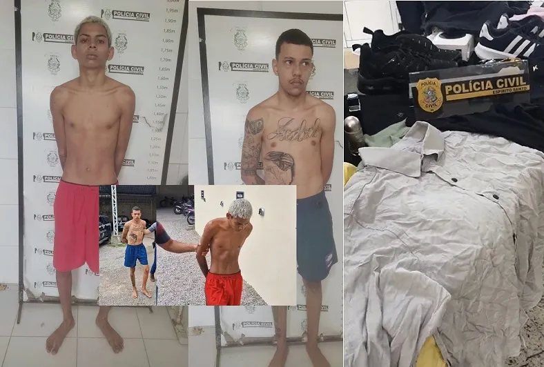 PC prende Salsicha e Diabo Louro no cerco a autores de furto de motos e roupas em Linhares e Sooretama