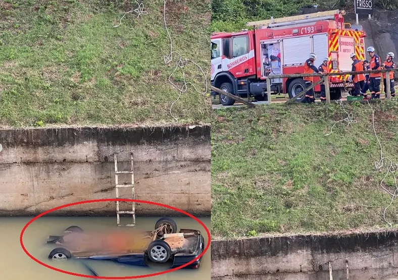 Tragédia: Ocupantes de veículo morrem após carro cair no rio em Rio Bananal