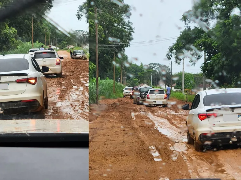 “Olha aqui, Eu Vi”: Perrengue na Estrada de acesso à Povoação, Linhares
