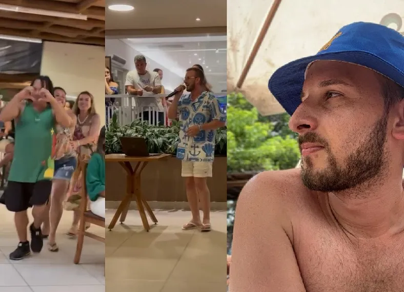 Música: Morador de Linhares levanta a galera em resort na Bahia