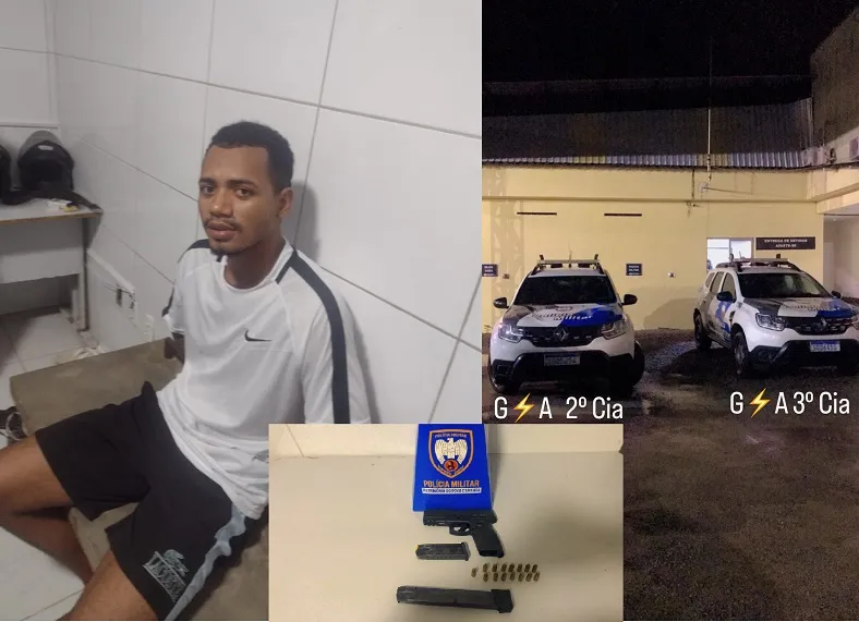 ‘Coreano’ é preso pelo G.A. no Jocafe 1. Teve correria e pulação de muros