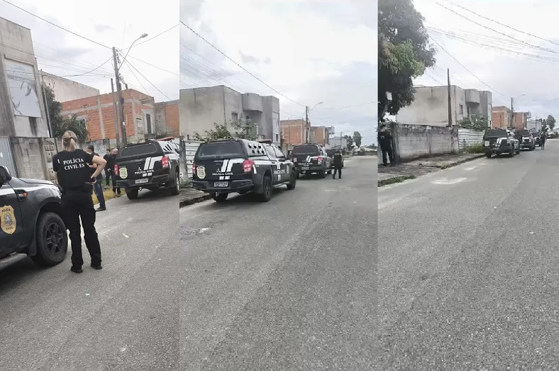 PC amanhece no Movelar, e viaturas chamam a atenção de moradores