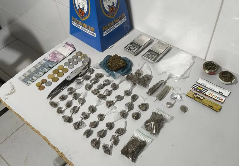 Maconha na geladeira da avó: Detenção e apreensão deixam prejuízo para o tráfico em Linhares