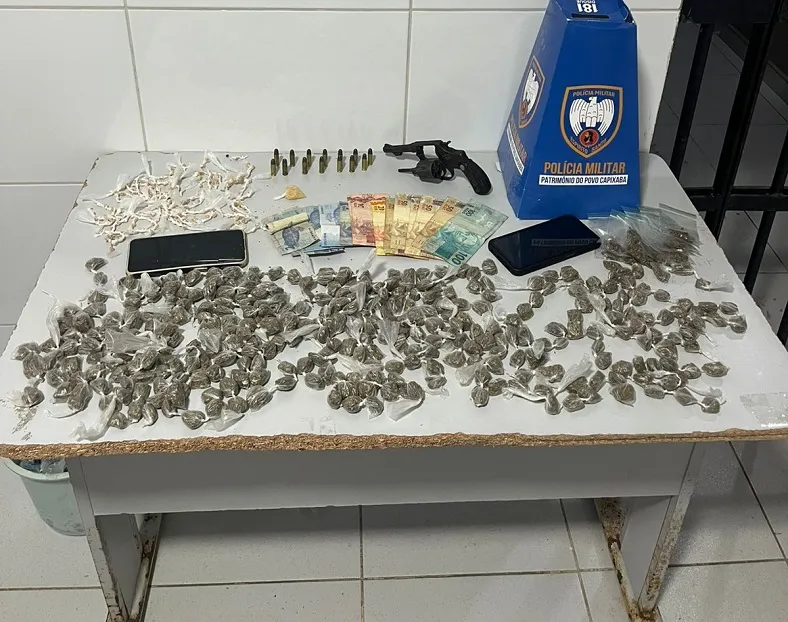 Bebedouro: G.A. chega chegando e deixa prejú para o tráfico. 2 suspeitos pararam na delegacia de Linhares