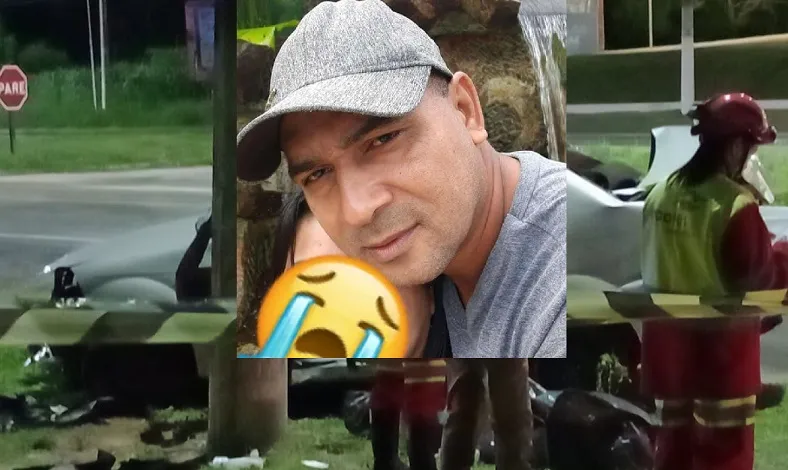 Tristeza: Ailton morre em acidente na BR-101, em Linhares