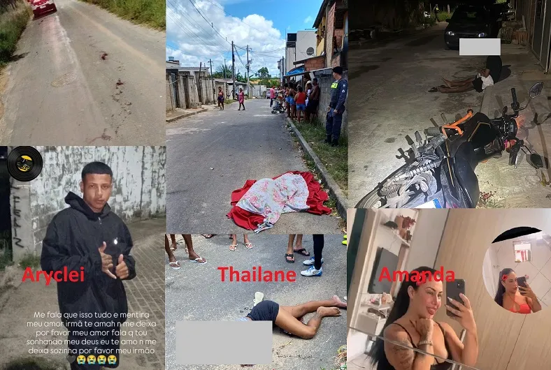 Os 3 homicídios em Linhares em um mesmo bairro e em menos de 10 horas