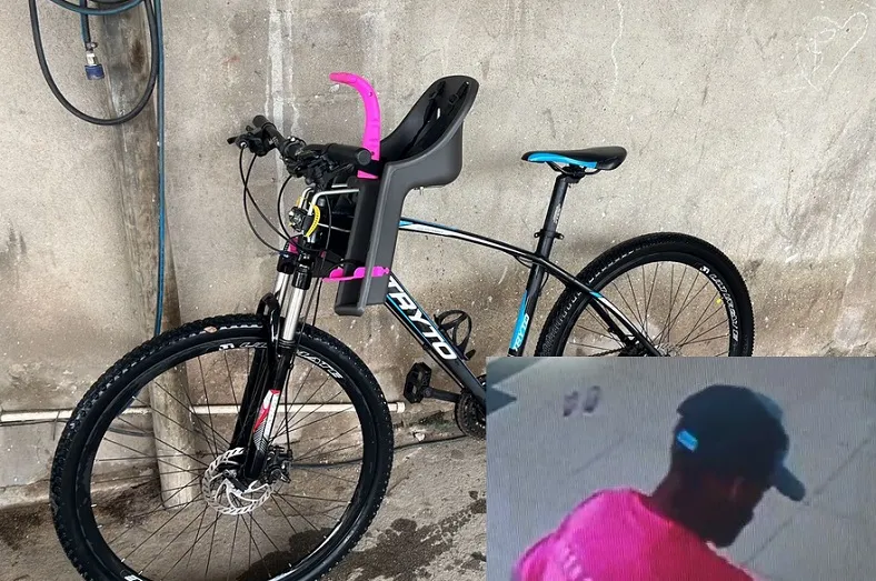 Bike furtada em plena luz do dia e dentro de estabelecimento em Linhares