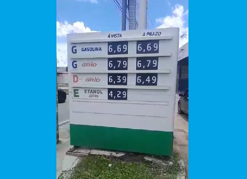 Ela subiu! Gasolina reajustada nos postos de combustíveis em Linhares