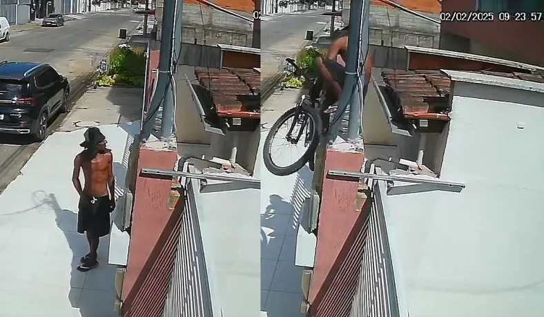 Larápio furta bike do terraço de residência no Interlagos, Linhares