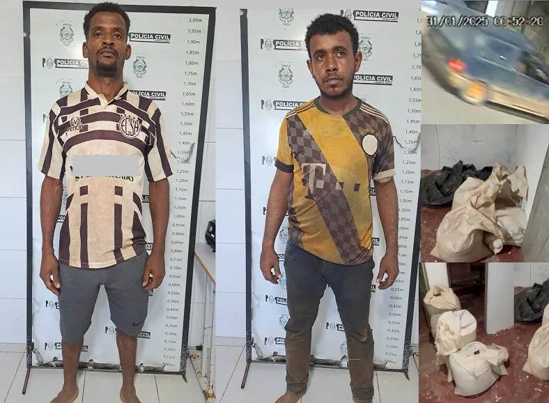Pimenta do reino recuperada e suspeitos presos pela Polícia Civil em Rio Bananal