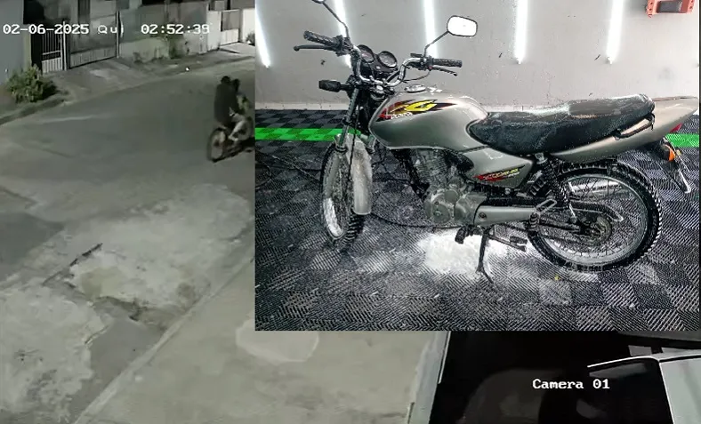 Bandidos passam de bike e furtam moto no Interlagos, Linhares