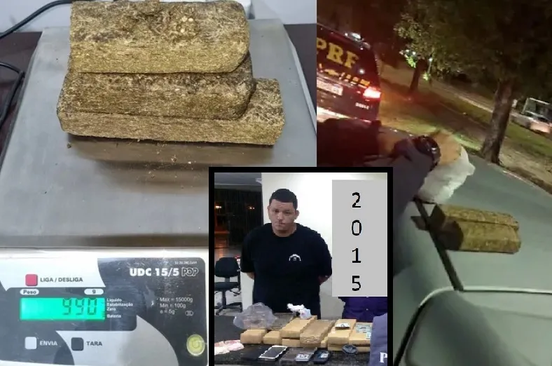 Preso pela PRF com tabletes de maconha em Linhares é reincidente