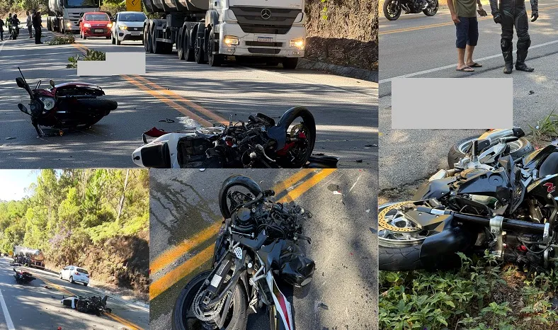 Na BR-262: Motociclistas morrem em acidente em Domingos Martins