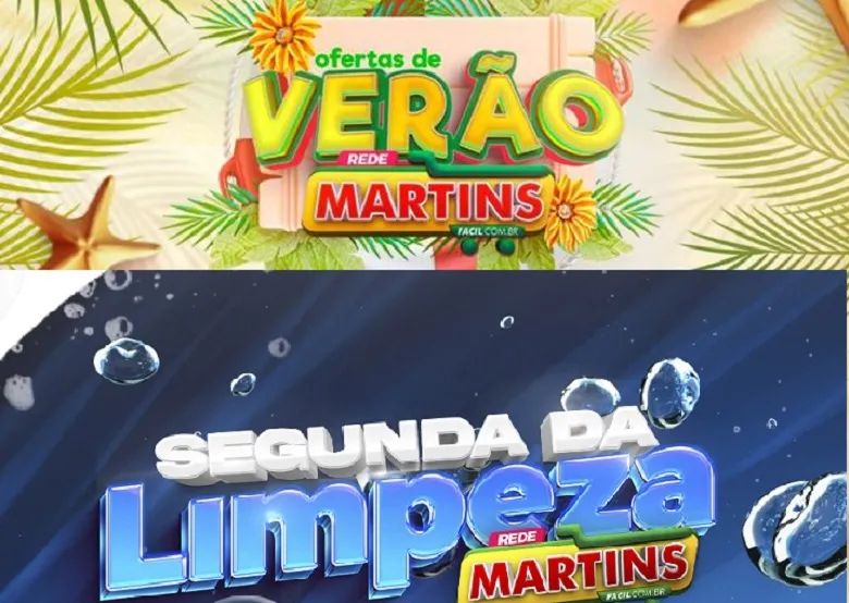 Lista imbatível na Segunda da Limpeza de verão no Martinsfácil