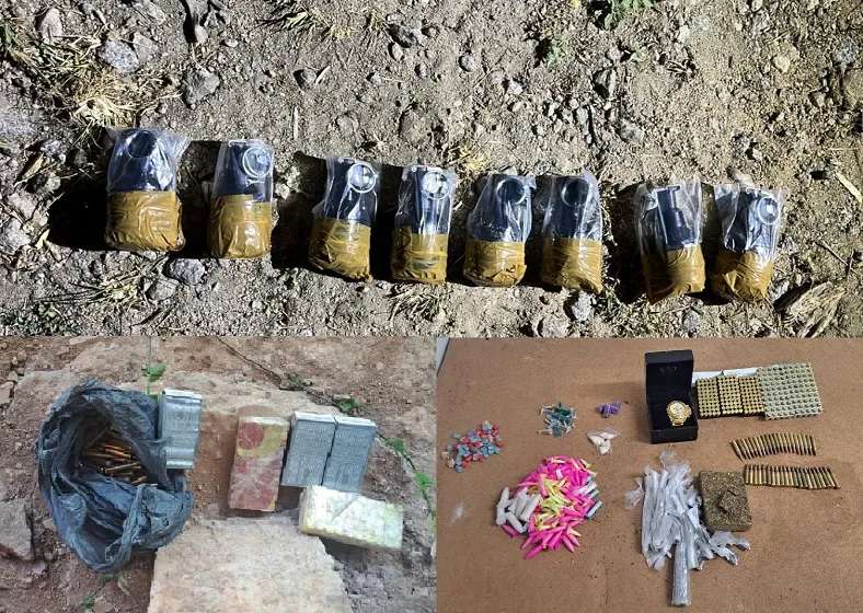 Granadas, drogas e munições apreendidas em morro de Vitória