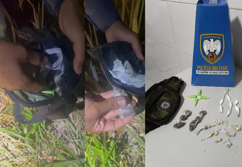 Venda de droga rola solta no torneio de futebol em Linhares. PM frustra tudo