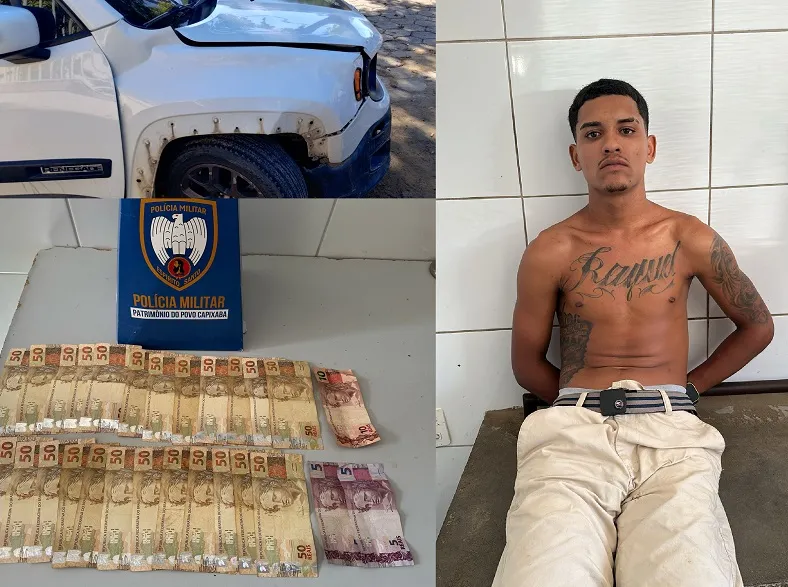 Mandado: Jovem preso após denúncia de carro com avarias em Linhares