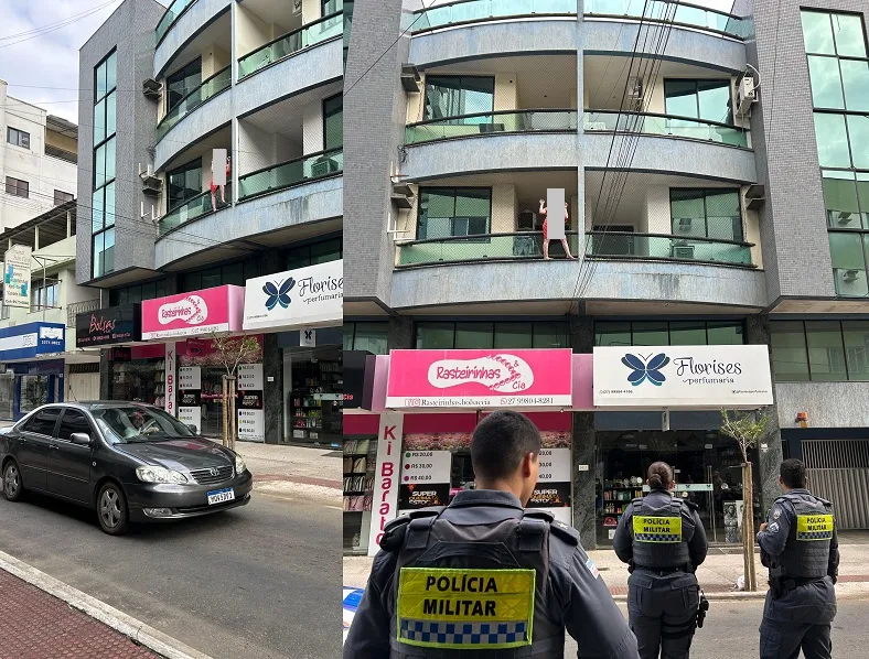 Polícia Militar atende ocorrência atípica no Centro de Linhares