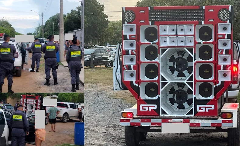 Mais um: 5º “paredão” de som apreendido pela PM no Pontal do Ipiranga
