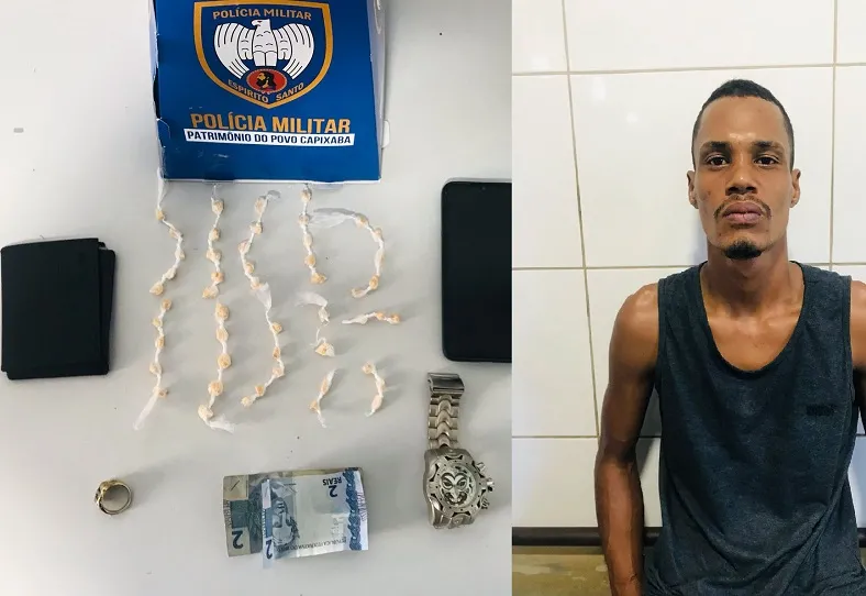 Passageiro de carro de aplicativo preso pelo G.A. no Santa Cruz, Linhares
