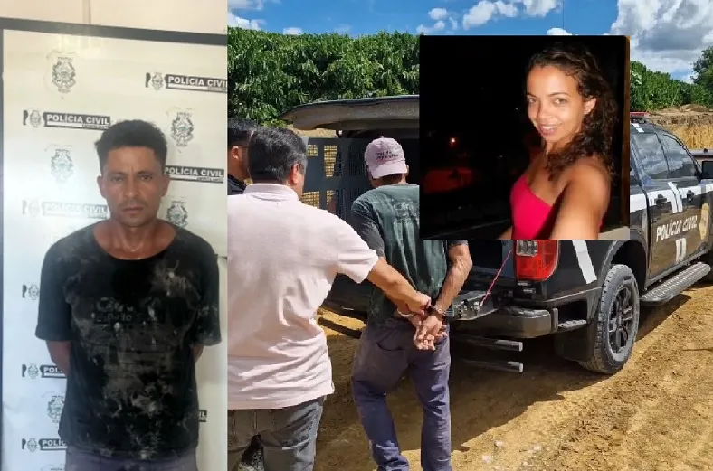 Homem mata a esposa por sufocamento, e é preso pela PC em Rio Bananal. Crime foi na BA