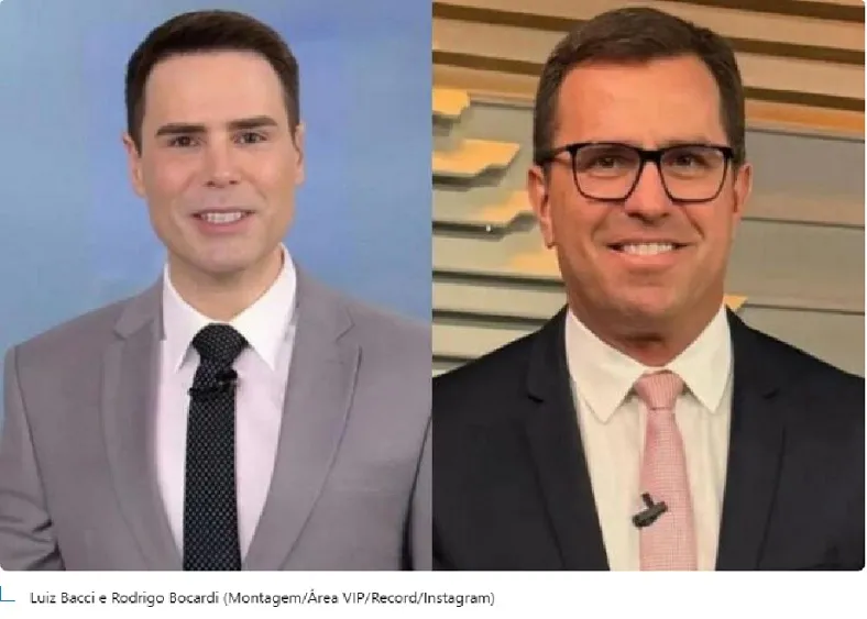 SBT está ‘namorando’ com Luiz Bacci e volta a pensar em ter Rodrigo Bocardi em seu casting de contratados