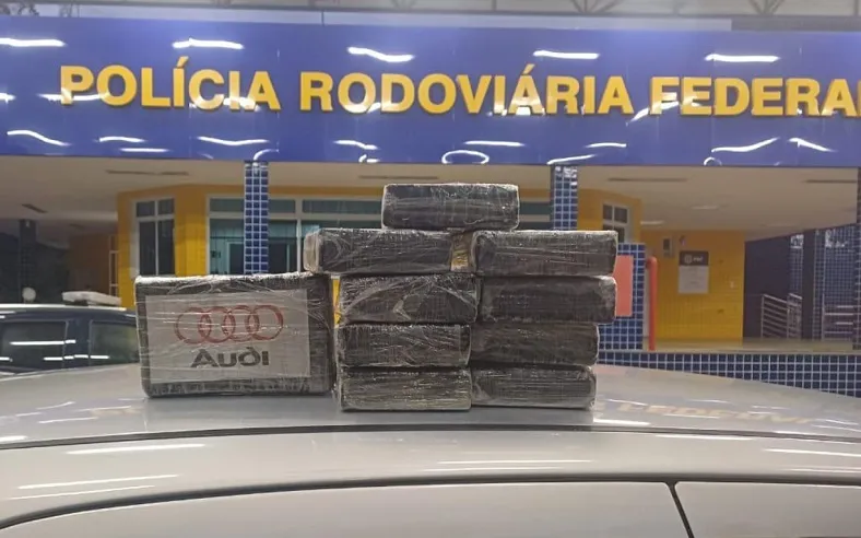 11kg de cocaína apreendidos pela PRF na BR-262