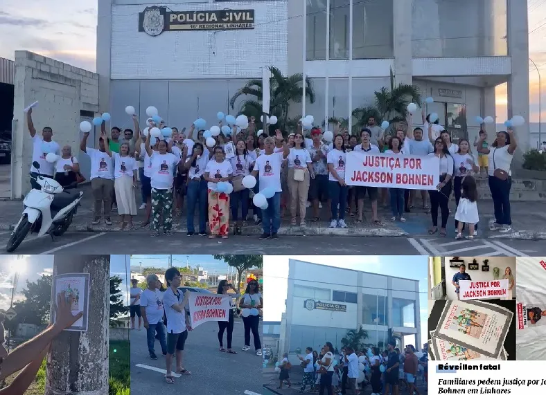 Quem matou Jackson Bohnen de Oliveira? Emoção durante manifesto em Linhares