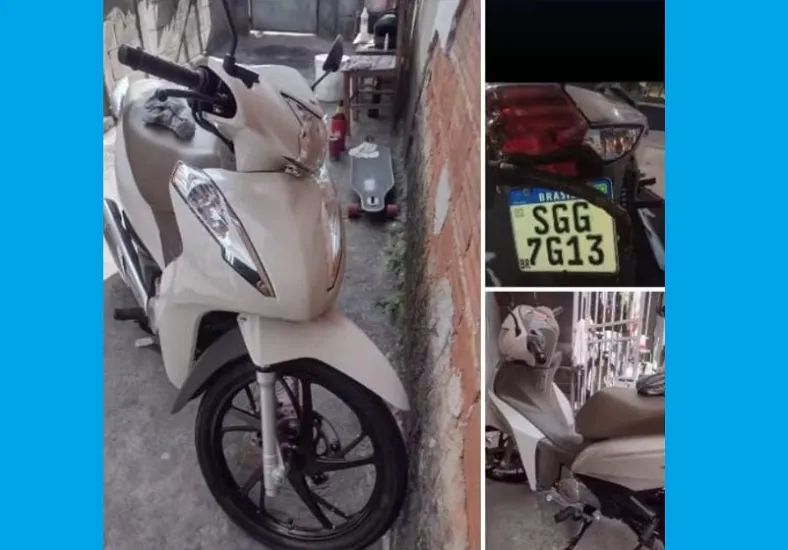 Moto furtada em local de acidente em Linhares. Vítima pede ajuda