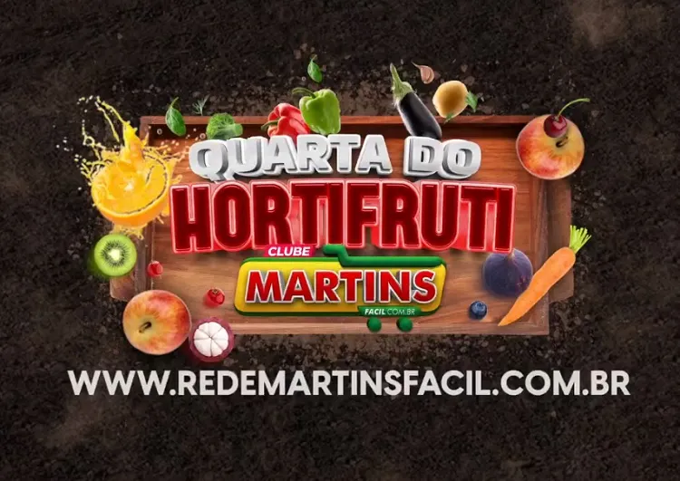 Quarta cheia de ofertas na Quarta do Hortifrúti Martinsfácil