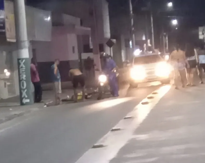 Homem cai de bicicleta e sai ferido no Nova Esperança, Linhares