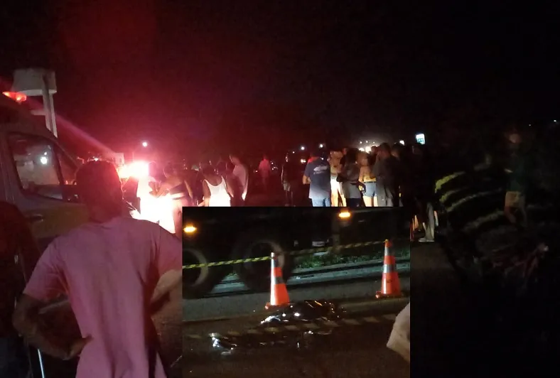 Rio Quartel: Acidente com morte na BR-101, Linhares. Ciclista morreu no local