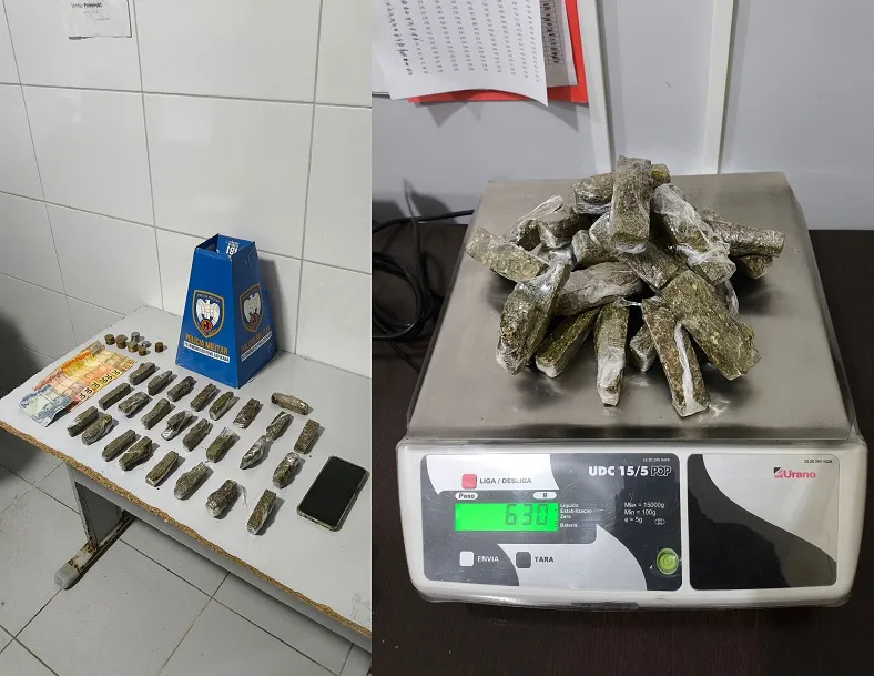 “Estoque” de maconha é denunciado no Planalto, Linhares. Um homem foi detido