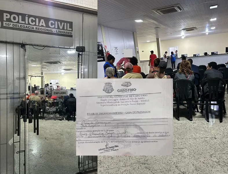 Grupo é “despejado” em Linhares pela Prefeitura de Cabo Frio, e ato vira caso de polícia