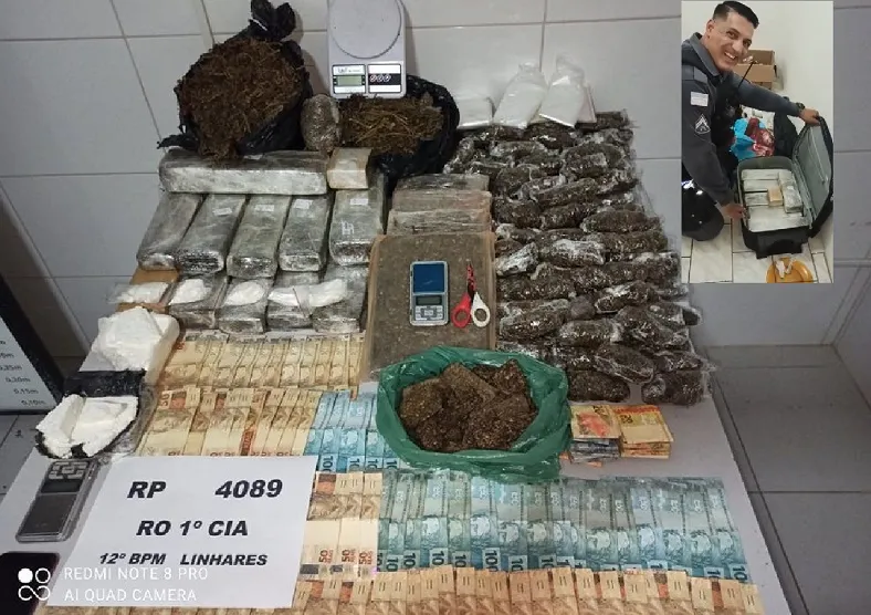 PMs Sombras: O dia que Linhares registrou uma mega apreensão no bairro Shell