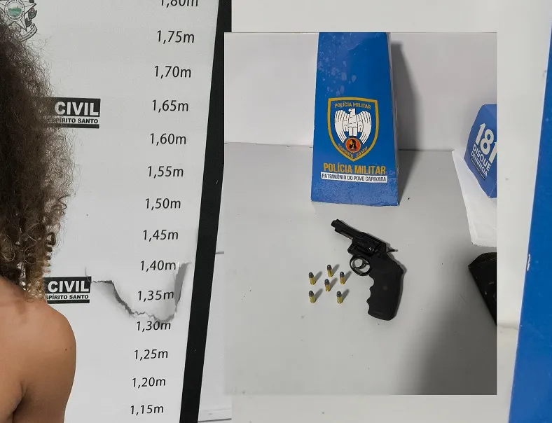Nova Esperança: Menor e revólver municiado apreendidos após denúncias via 190 em Linhares