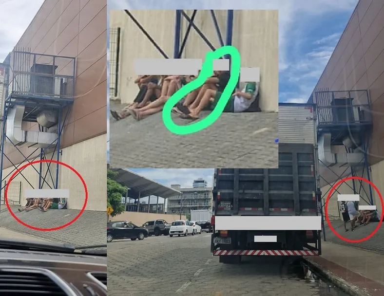 Leitora flagra “turminha” usando maconha perto de escola no bairro Shell, Linhares