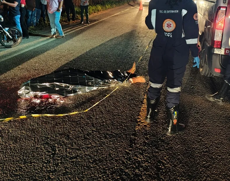 Acidente com morte e ferido na Estrada do Pontal, Linhares