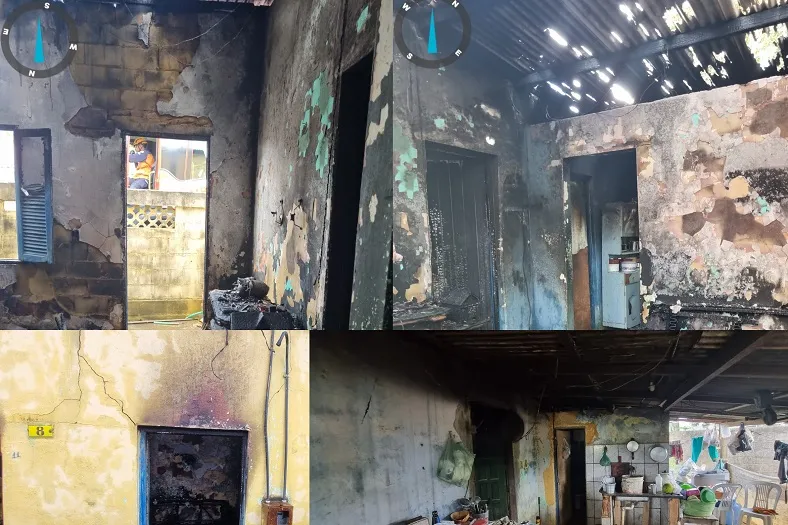 Bebedouro: Incêndio em residência mobiliza Corpo de Bombeiros em Linhares