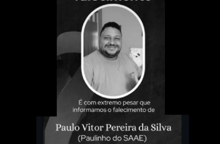 Morre Paulinho do Saae. Ele se foi aos 40 anos