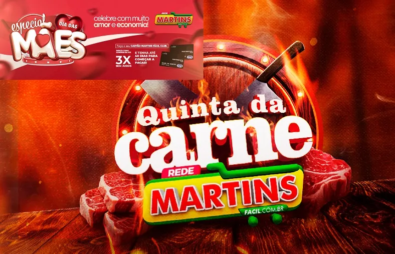 Hoje: Quinta da Carne e lista especial da Semana das Mães no Martinsfácil