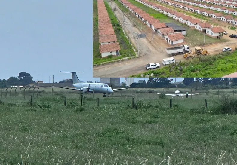 Lula: Avião com assessores aterrissa no Aeroporto de Linhares