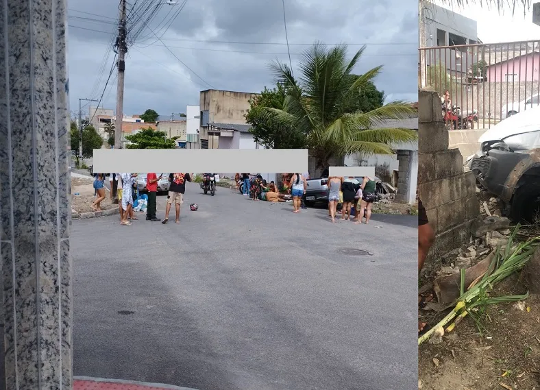 Acidente com feridos, um em estado grave em Linhares. Envolveu moto e carro