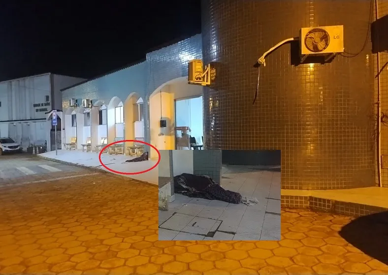 Noite fria: Cena de morador de rua dormindo em frente a hospital chama atenção de leitor
