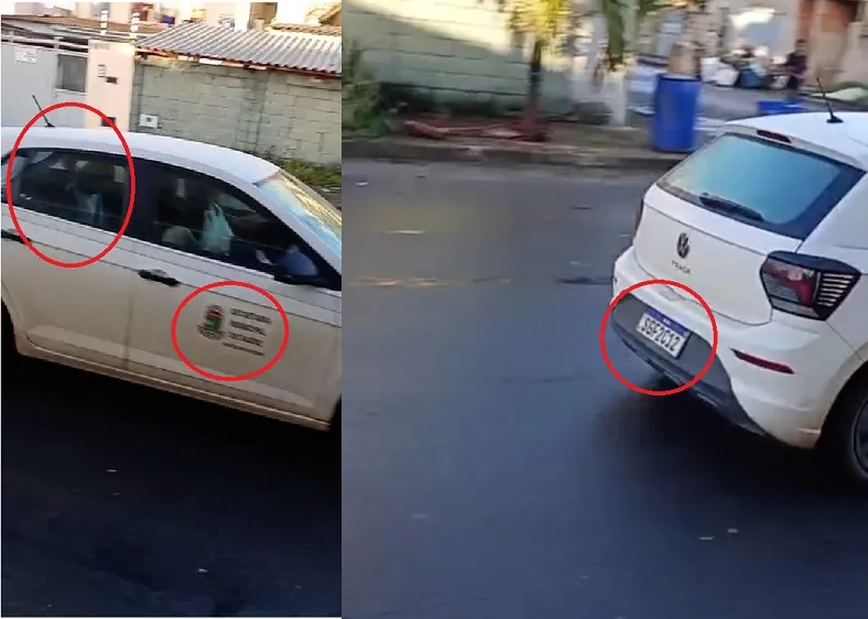 Flagra: Carro da Secretaria de Saúde de Linhares é usado para transportar estudante