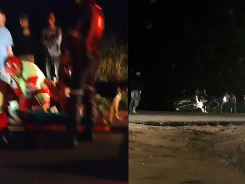 Acidente com vítima na BR-101 em Linhares, região de Rio Quartel